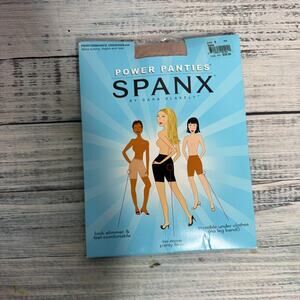 SPANX Power Panties Shapewear Size E Bare Nude High Waist Performance